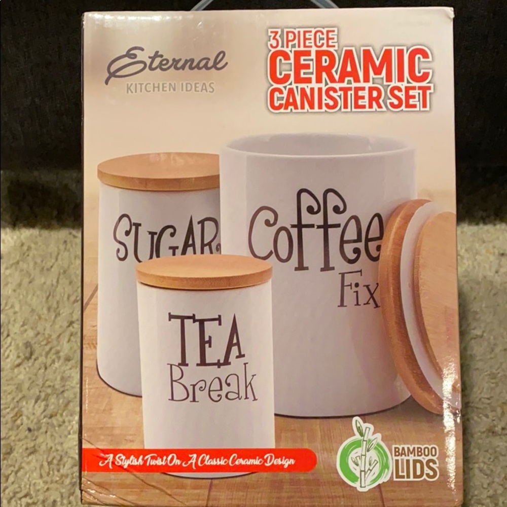 Ceramic canister set